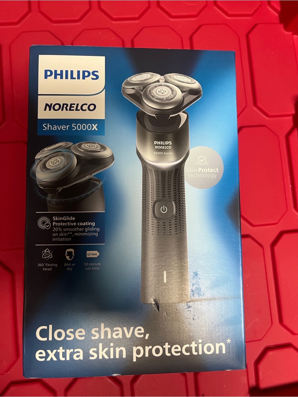 Philips Norelco Shaver 5000X - Black and Blue Packaging